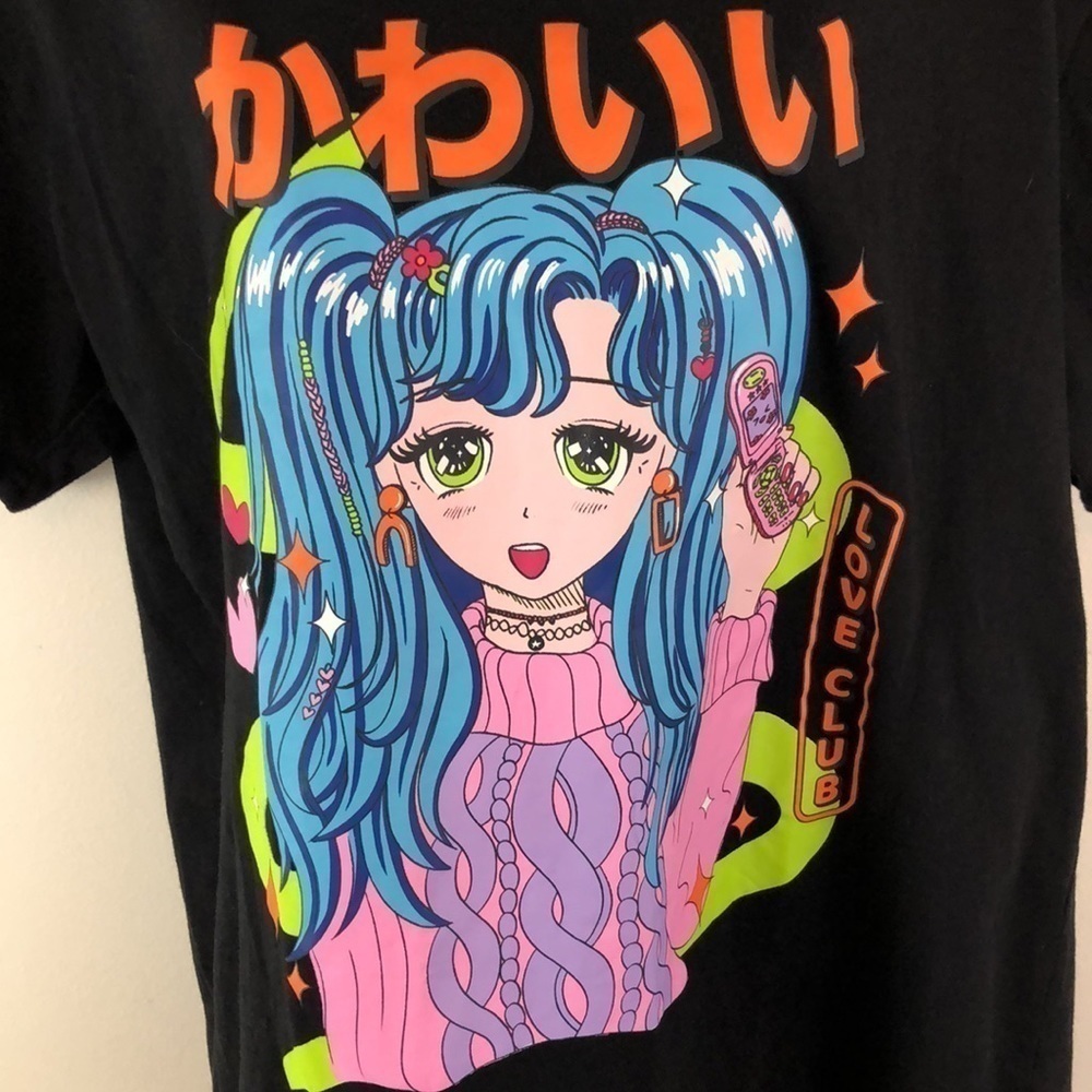 Birch and Stone Graphic Anime T Shirt Size Medium - Picture 2 of 5